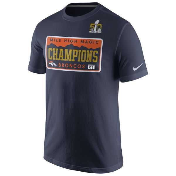 Denver Broncos Nike Super Bowl 50 Champions Celebration Local WEM T-Shirt - Navy Blue,We sell and wholesale Denver Broncos Nike Super Bowl 50 Champions Celebration Local WEM T-Shirt - Navy Blue on line form chian!
